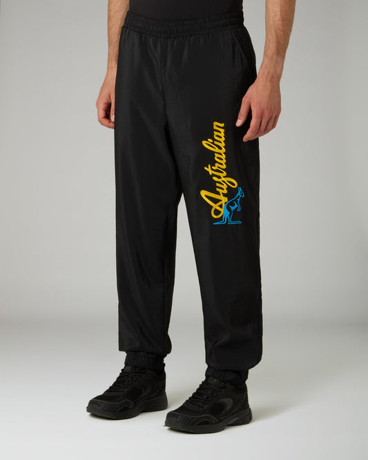 AUSTRALIAN GABBER ARCHIVE PANTALONE ANTIBES BUMPER LOGO ARUPA0015 003A STOCK