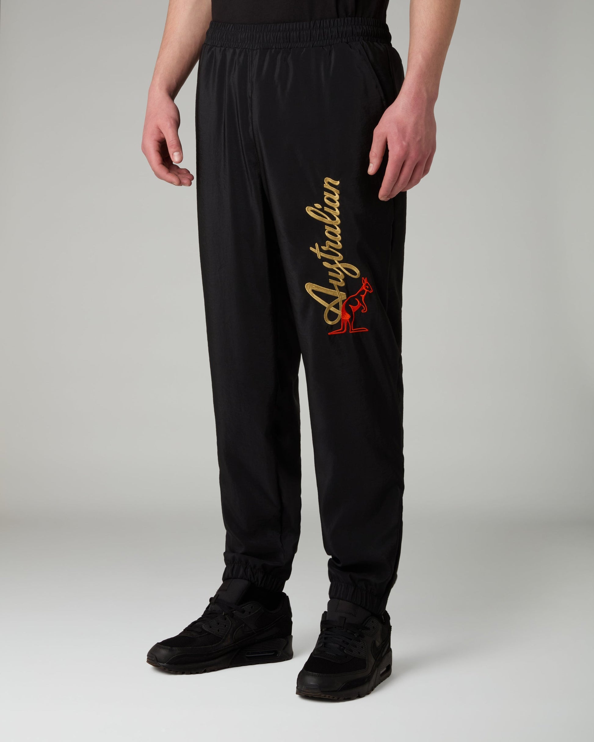 AUSTRALIAN GABBER ARCHIVE PANTALONE ANTIBES BUMPER LOGO ARUPA0015 003E STOCK