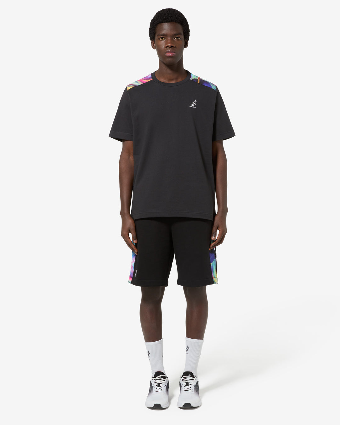 COMBO T-SHIRT BERMUDA PLANET BLACK