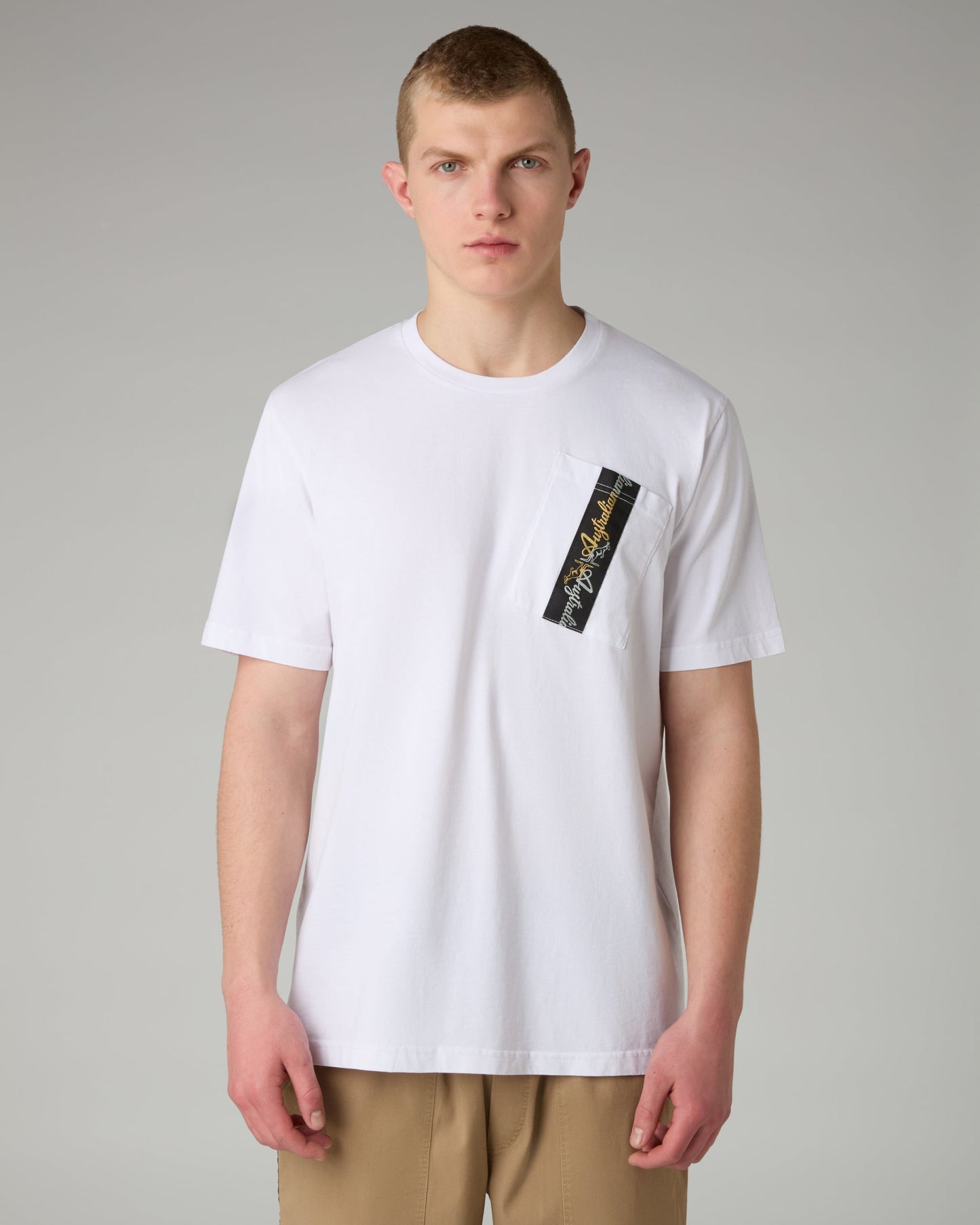 AUSTRALIAN GABBER ARCHIVE LUX01 T-SHIRT POCKET JERSEY ARUTS0014 002 STOCK