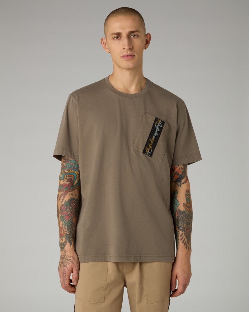 AUSTRALIAN GABBER ARCHIVE LUX01 T-SHIRT POCKET JERSEY ARUTS0014 006 STOCK