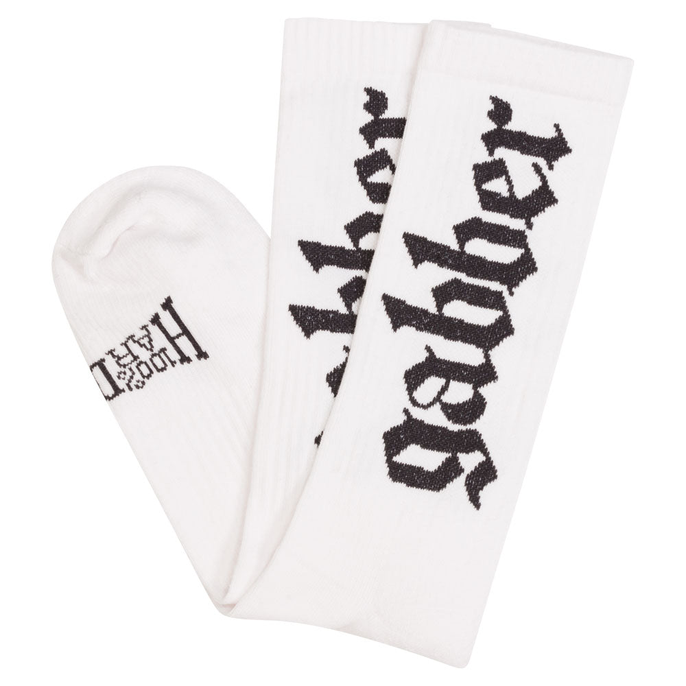 100% Hardcore Sport Socks Gabber White - GABBERPLANET