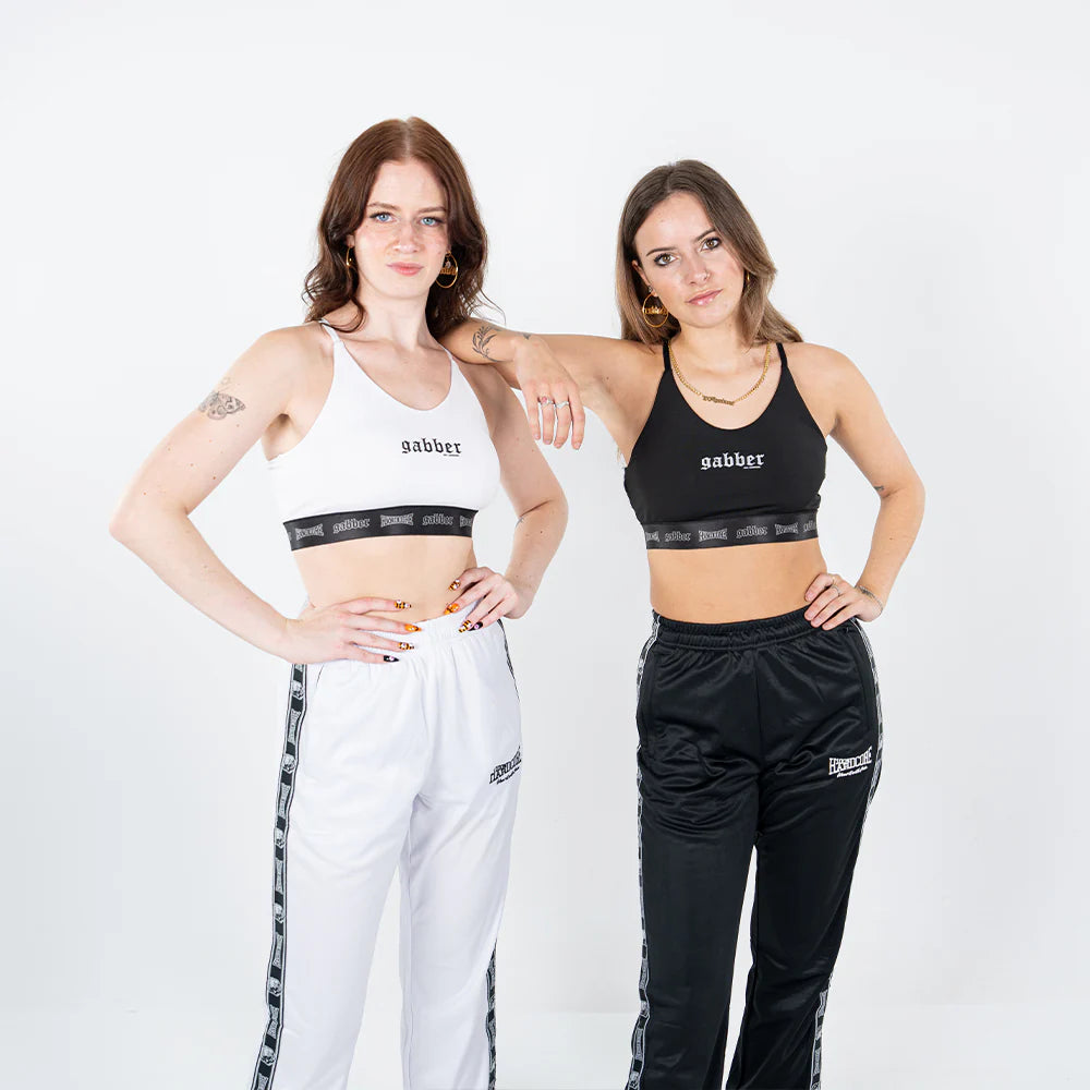 100% Hardcore Women Sport Top Taping Black