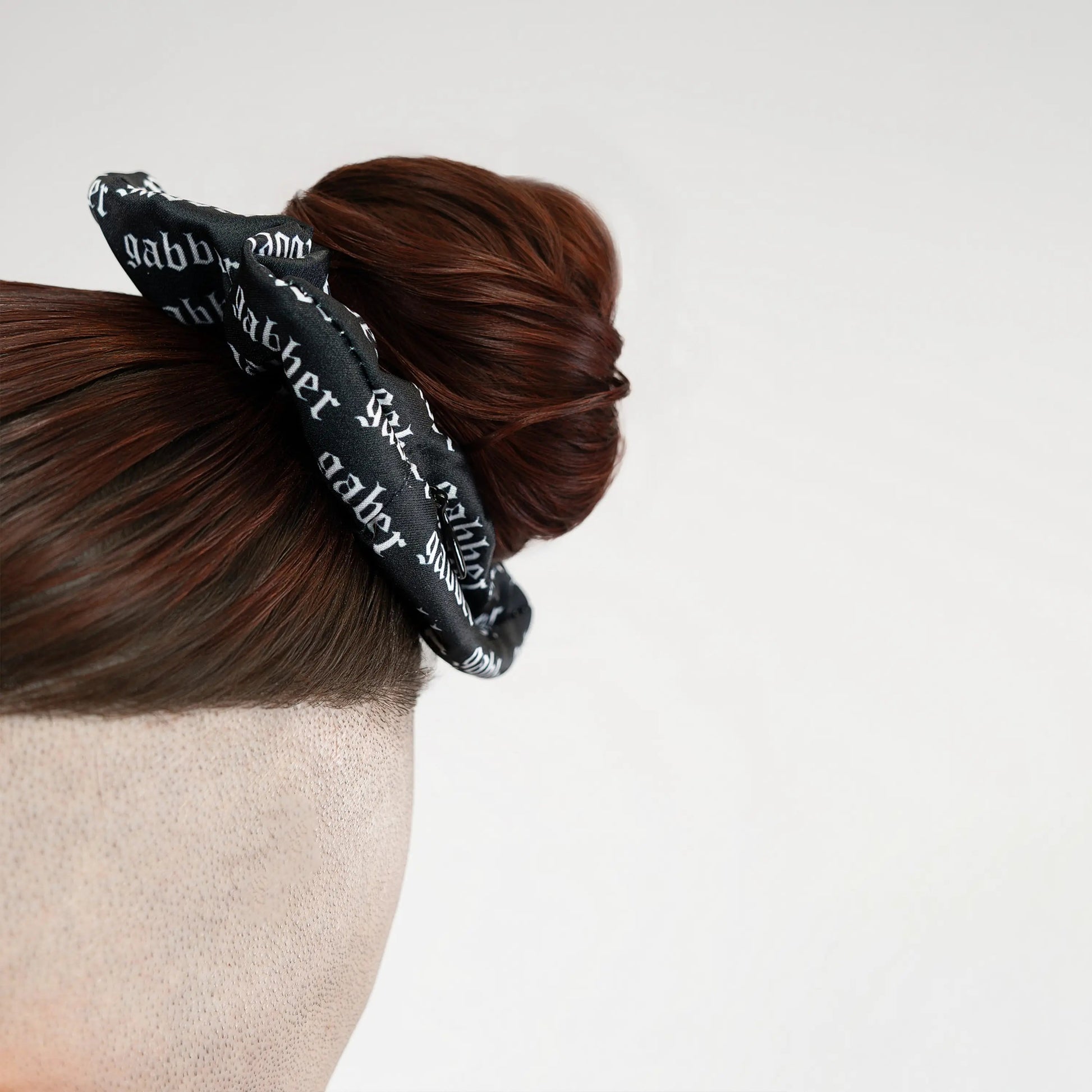 100% Hardcore Gabber Scrunchie Black