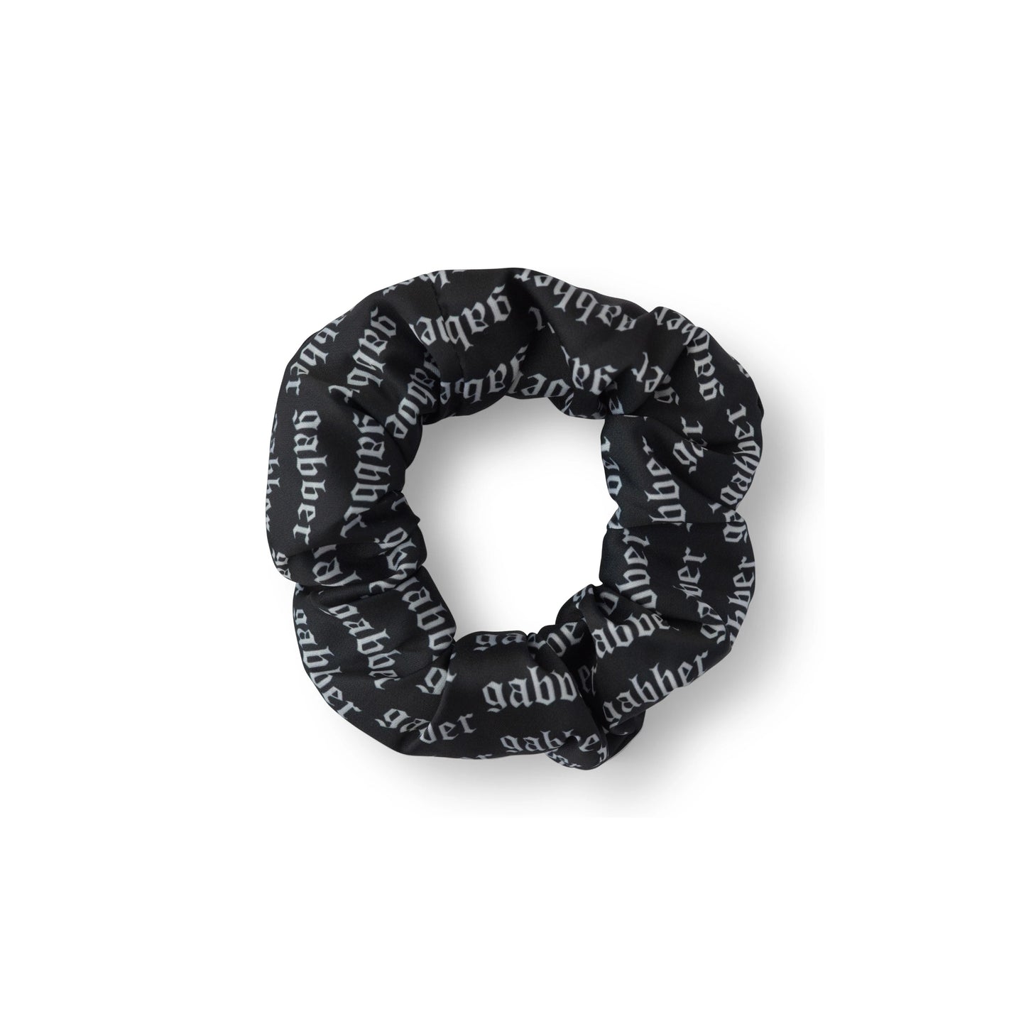 100% Hardcore Gabber Scrunchie Black