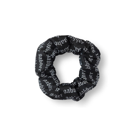 100% Hardcore Gabber Scrunchie Black