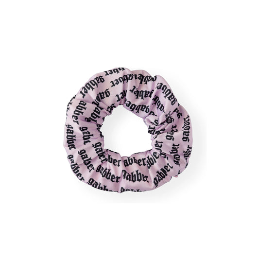 100% Hardcore Gabber Scrunchie Pink