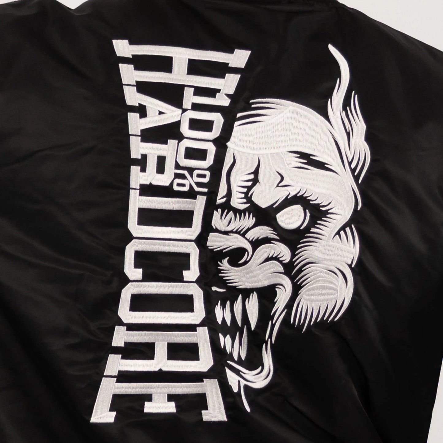100% Hardcore Bomberjacket Branded Rage Black