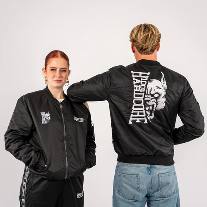 100% Hardcore Bomberjacket Branded Rage Black