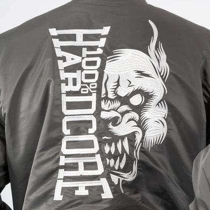 100% Hardcore Bomberjacket Branded Rage Graphite
