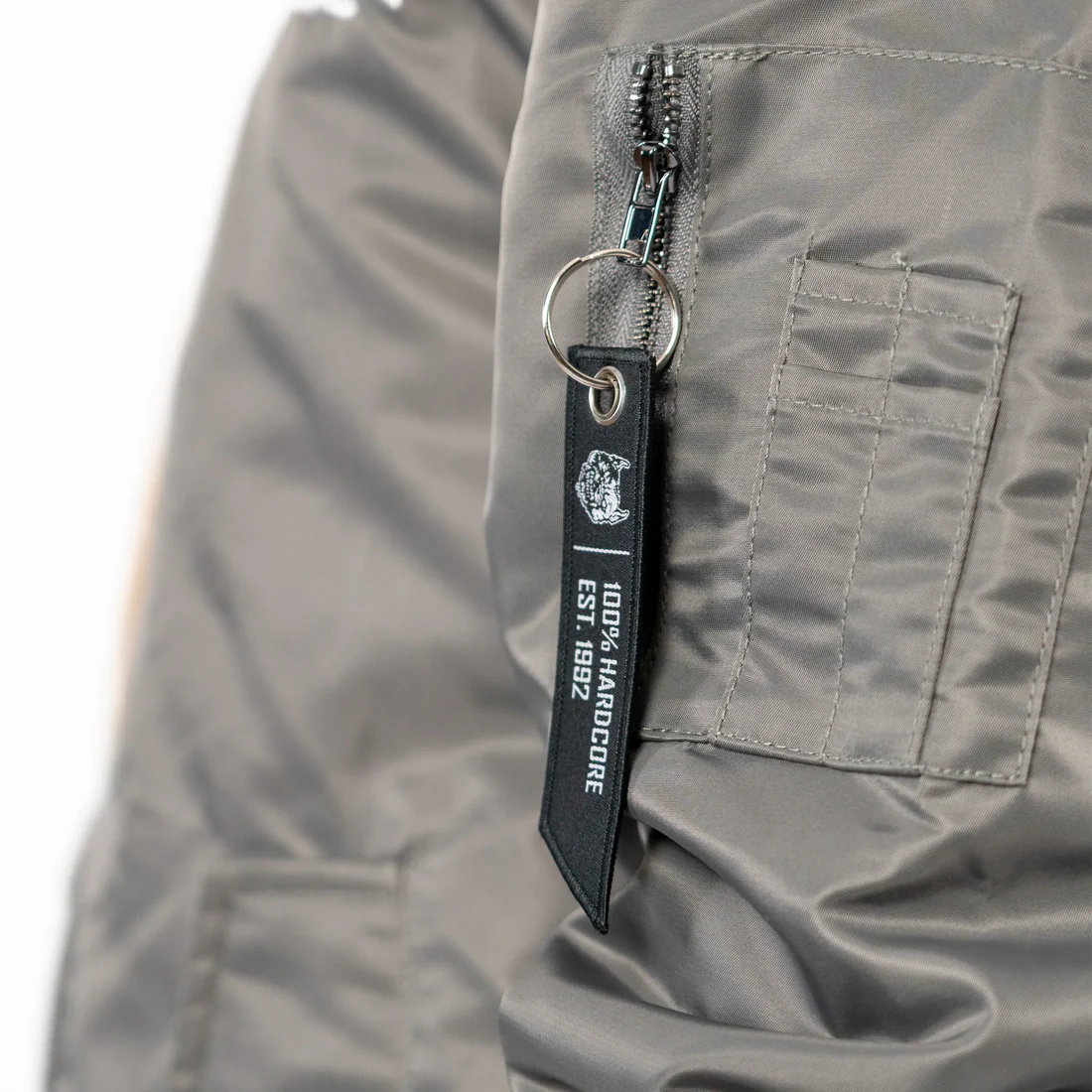 100% Hardcore Bomberjacket Branded Rage Graphite