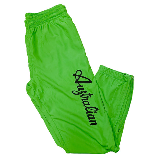 Australian Smash Pants Big Logo Green Kawasaki - GABBERPLANET