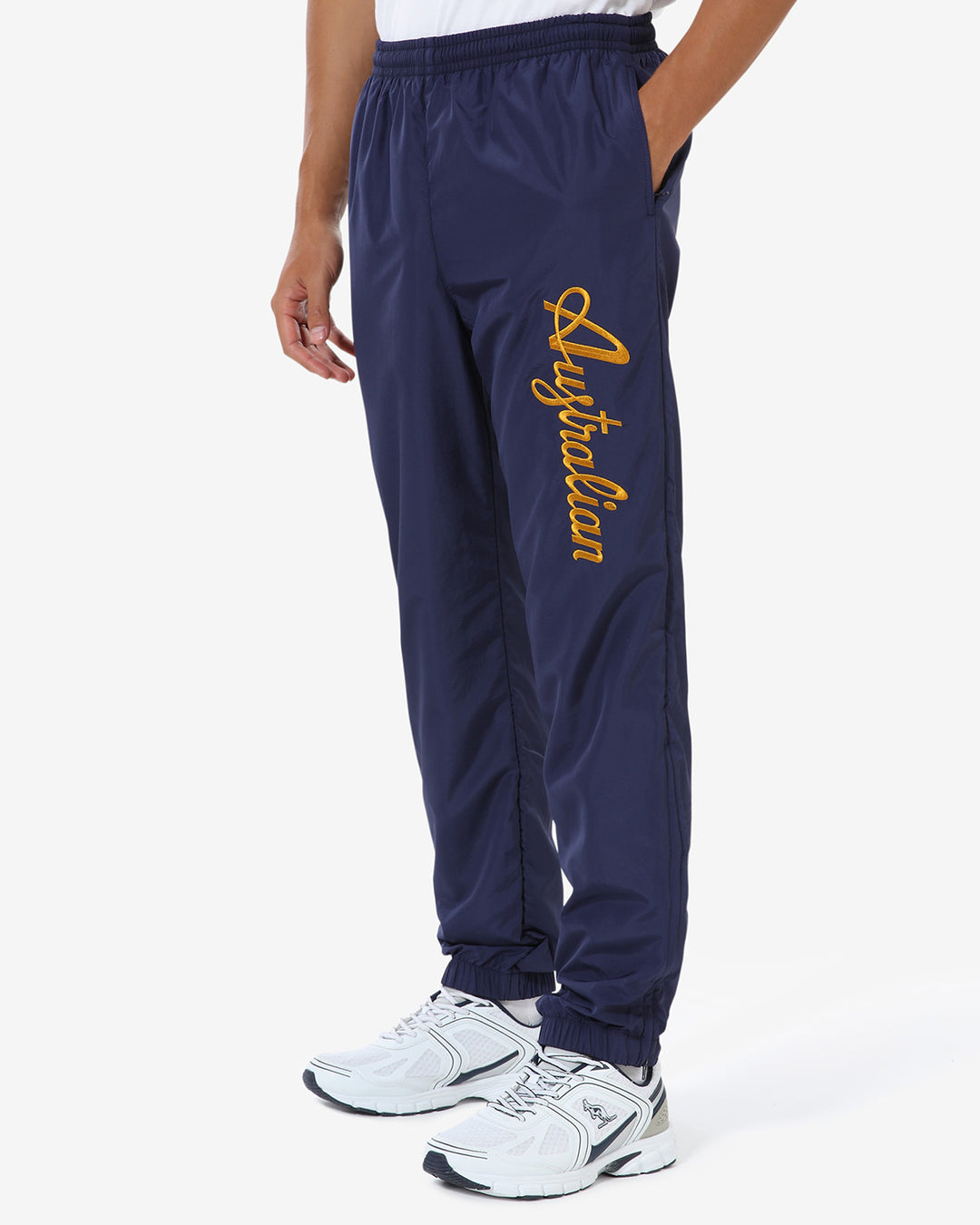Australian Smash Pants Big Logo Blue / Yellow - GABBERPLANET