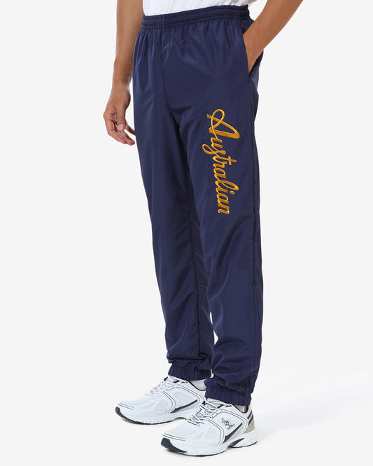 Australian Smash Pants Big Logo Blue / Yellow - GABBERPLANET