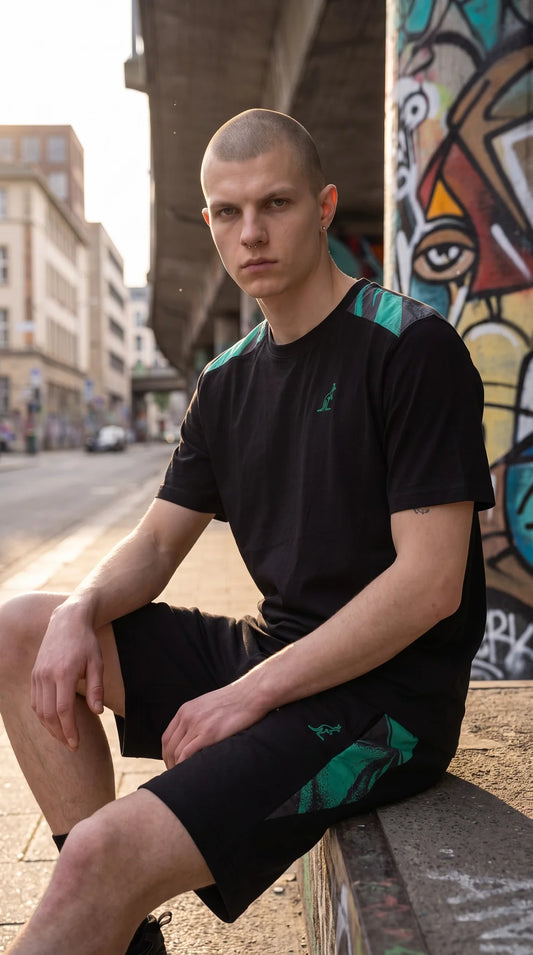 AUSTRALIAN GABBER ARCHIVE BRUS01 T-SHIRT + BERMUDA