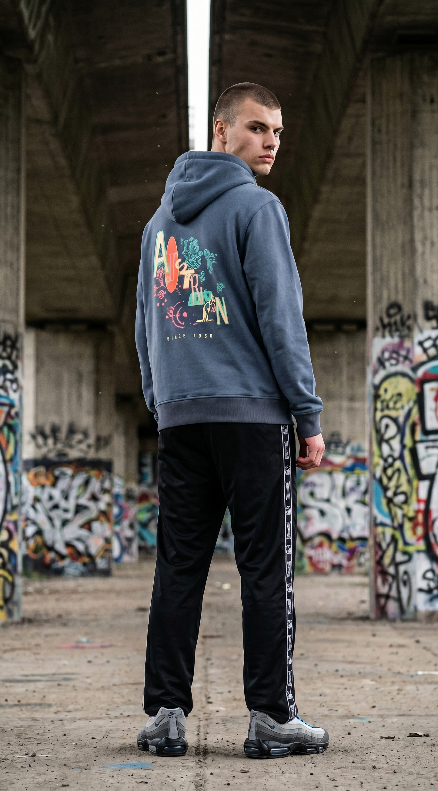 AUSTRALIAN GABBER FELPA CAPPUCIO Plancton Hoodie