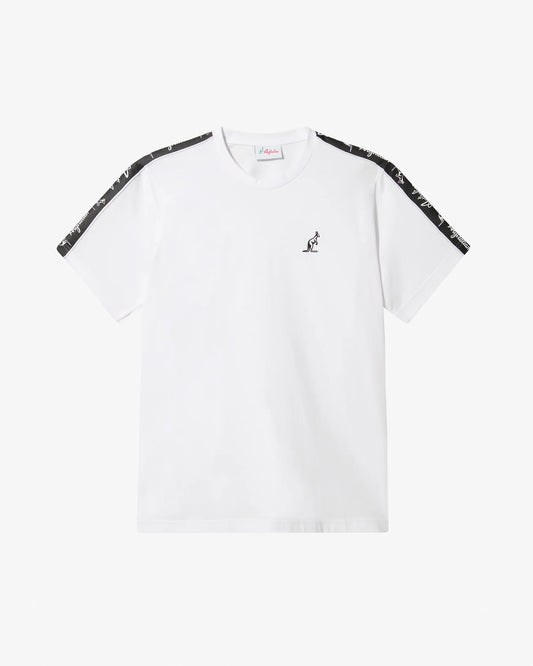 AUSTRALIAN GABBER T-SHIRT BANDA SWUTS0065 002 BIANCO