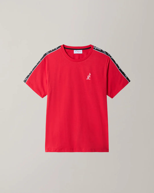AUSTRALIAN GABBER T-SHIRT BANDA SWUTS0065 930 ROSSO
