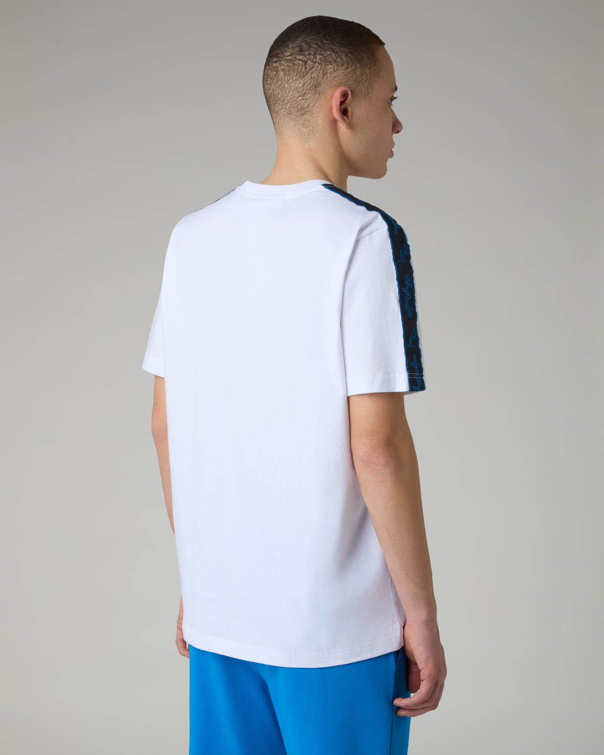 Australian Blue Tape T-shirt Bianco