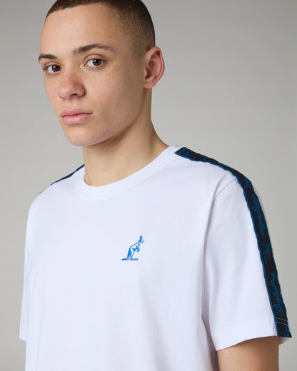 Australian Blue Tape T-shirt Bianco