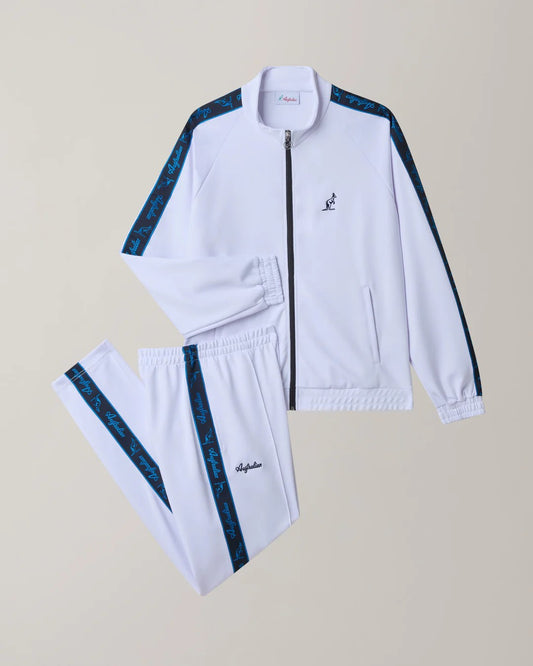 AUSTRALIAN GABBER Blue Tape Tracksuit SWUTU0154 White