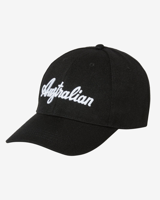 Australian Cap Logo Basic Cap Black