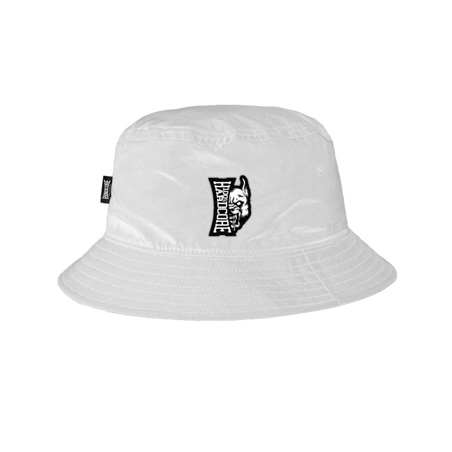 100% Hardcore Bucket Hat Rage White - GABBERPLANET