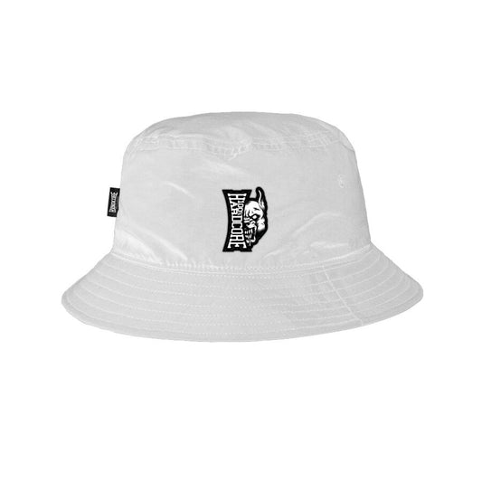 100% Hardcore Bucket Hat Rage White - GABBERPLANET