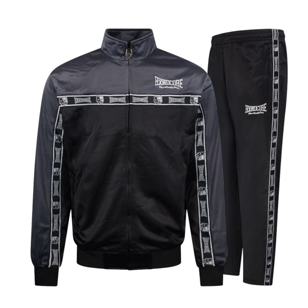 100% HARDCORE TRAININGSUIT ESSENTIAL GREY / BLACK