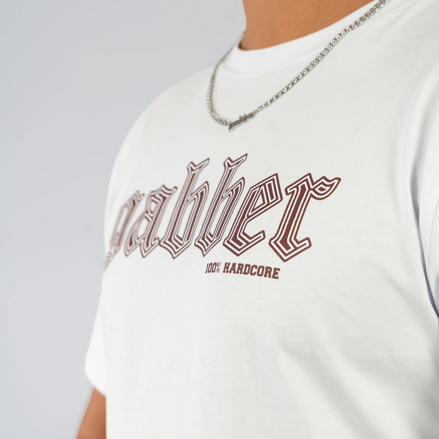 100% Hardcore Gabber T-Shirt Essential White