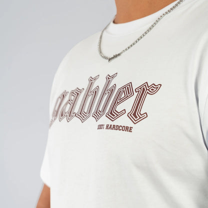 100% Hardcore Gabber T-Shirt Essential White