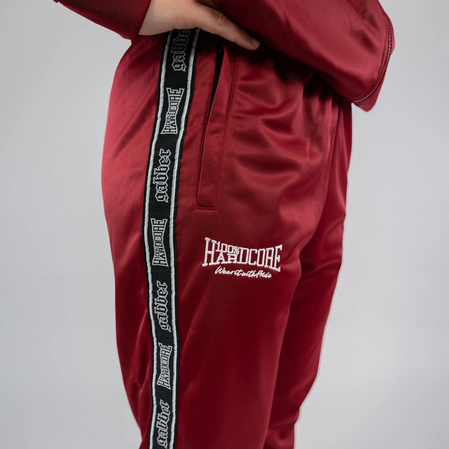 100% Hardcore Gabber Training Pants Bordeaux