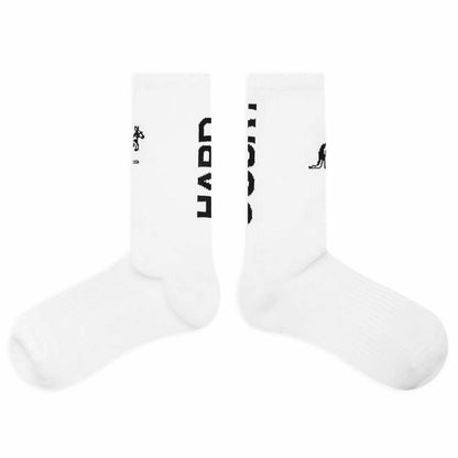 AUSTRALIAN SOCKS Logos Hard Court WHITE