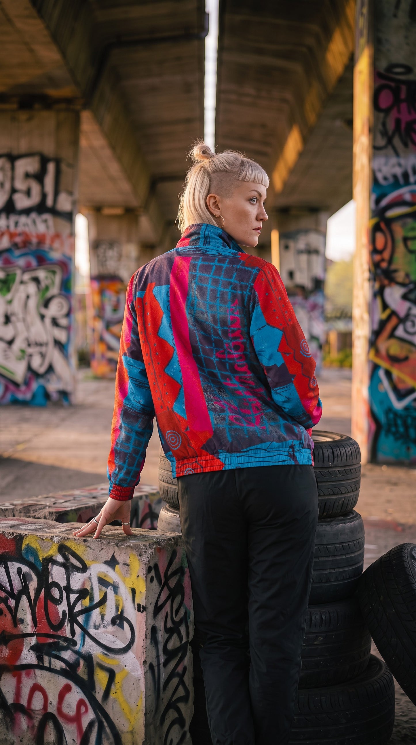 Australian Archive Print Jacket Randall + FREE SOCKS