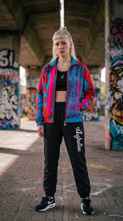 Australian Archive Print Jacket Randall + FREE SOCKS