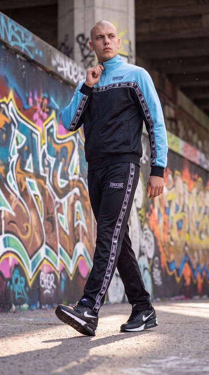 100% Hardcore Trainingsuit Essential Light Blue / Black