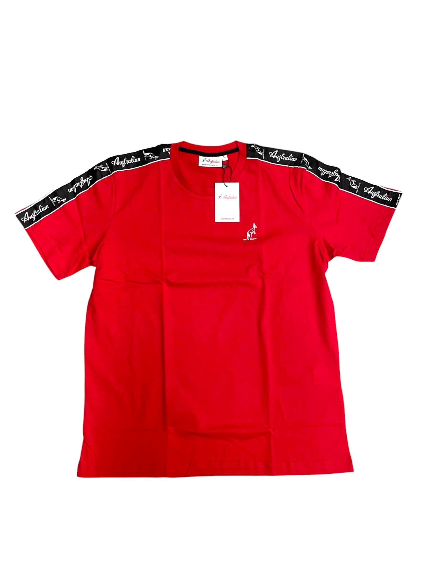 AUSTRALIAN GABBER T-SHIRT BANDA SWUTS0065 930 ROSSO