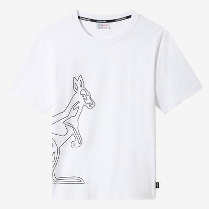Australian Gabber T-Shirt Big Kang SWUTS0006 white - GABBERPLANET