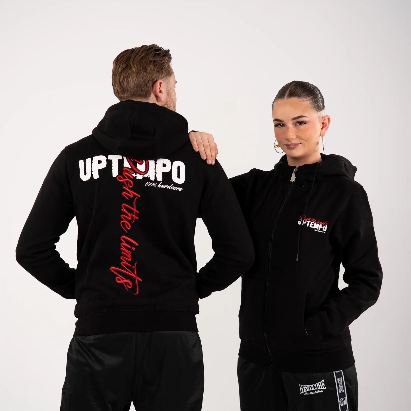 Uptempo Hooded Zipper Signature