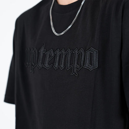 Uptempo T-shirt Old English Solid Black