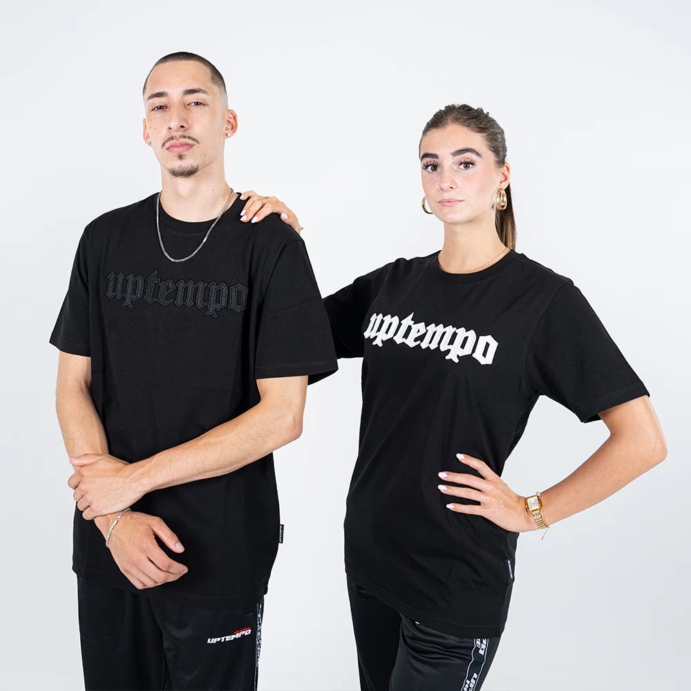Uptempo T-shirt Old English Solid Black