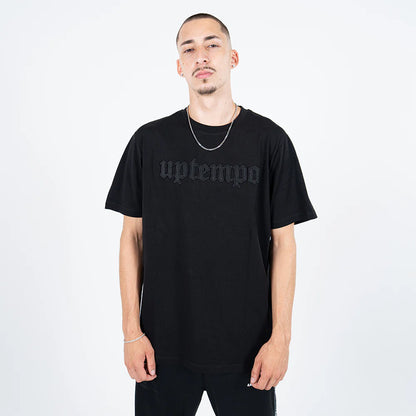Uptempo T-shirt Old English Solid Black