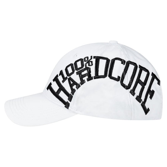 100% Hardcore Cap Essential White