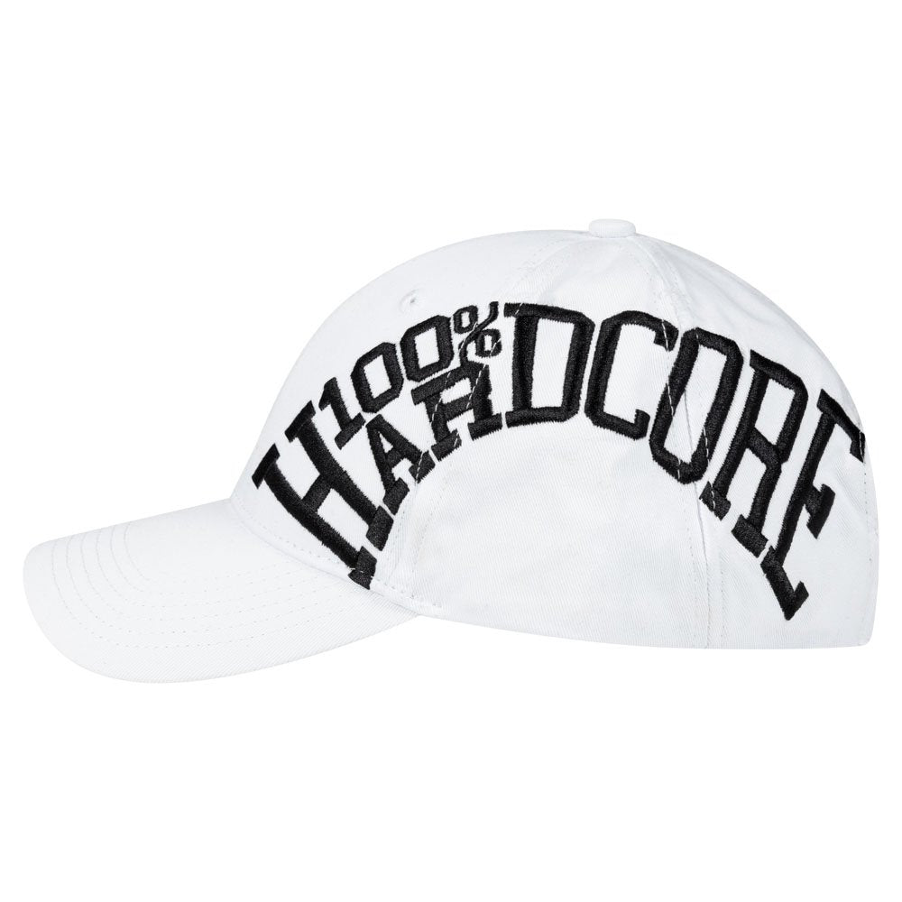 100% Hardcore Cap Essential White - GABBERPLANET