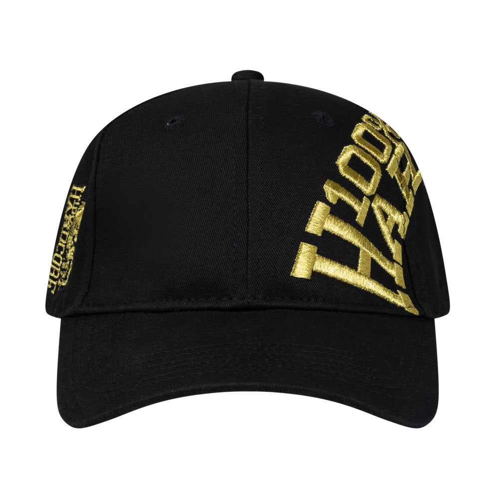 100% Hardcore Cap Essential Black/Gold - GABBERPLANET