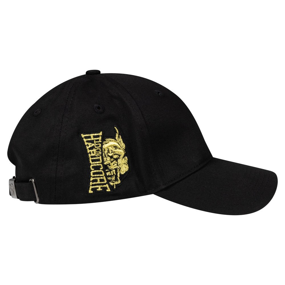 100% Hardcore Cap Essential Black/Gold - GABBERPLANET