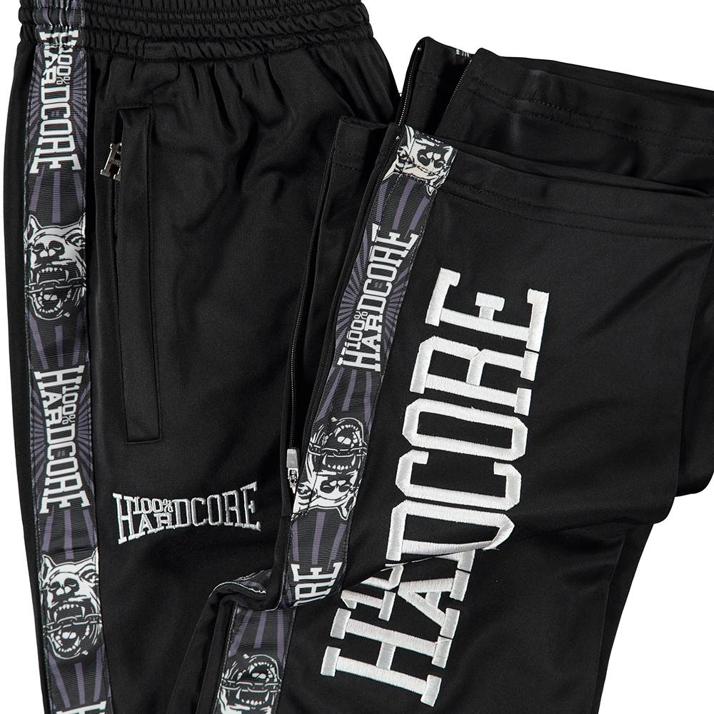 100 Hardcore Training Pants Logo Black GABBERPLANET