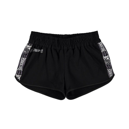 100% Hardcore Hotpants Taped Black White - GABBERPLANET