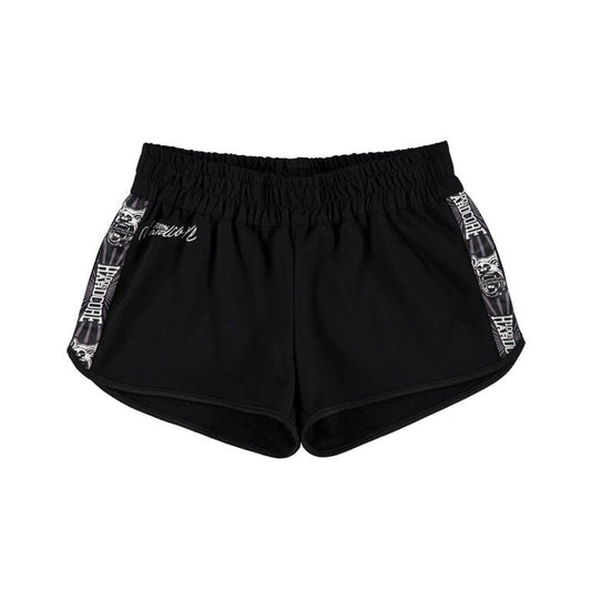 100% Hardcore Hotpants Taped Black White