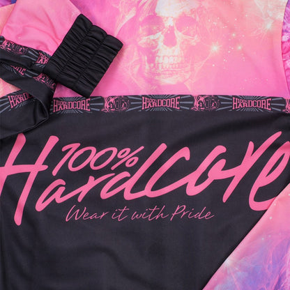 100% Hardcore Lady Trainings Jacket Galactic Pink